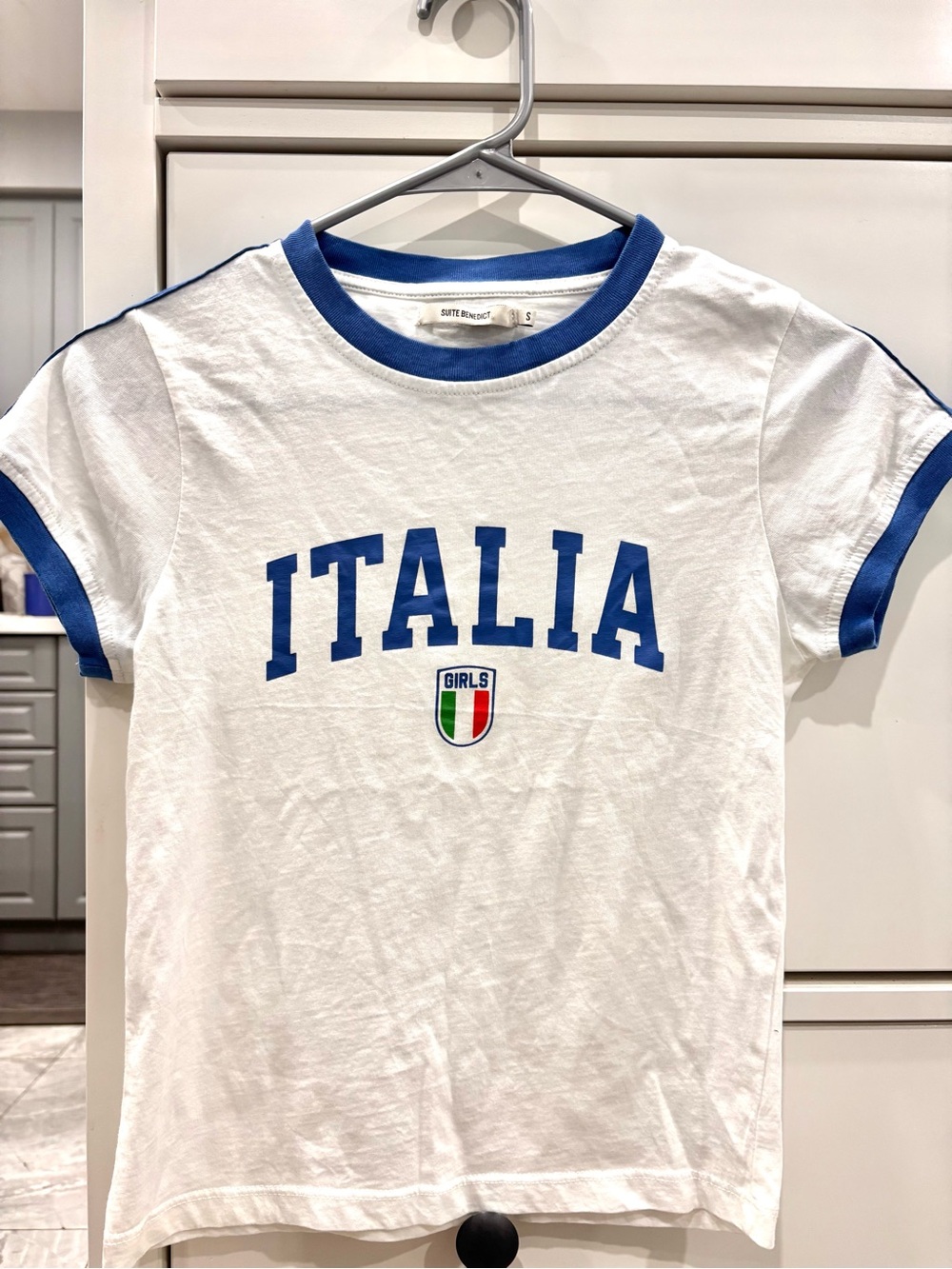 Suite Benedict "Italia" ringer t-shirt  baby tee